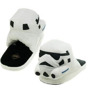 NEW Star Wars Stormtrooper 3D Plush Slippers Size Large